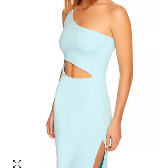 NWT $228 Susana Monaco One Arm Cut Out High Slit Dress Shopbop - Picture 9 of 9